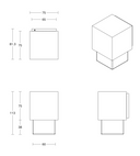 Cubo Wall Sconce